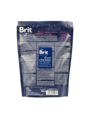 Сухий корм 300 г для Дорослих Котів з Куркою Chicken Brit Premium by Nature - 3