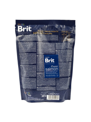 Сухий корм 300 г для Дорослих Котів з Лососем Salmon Brit Premium by Nature - 3