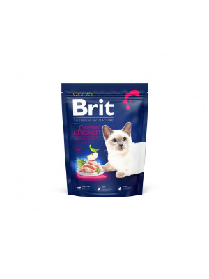 Сухий корм 300 г для Стерилізованих Котів з Куркою Sterilised Brit Premium by Nature