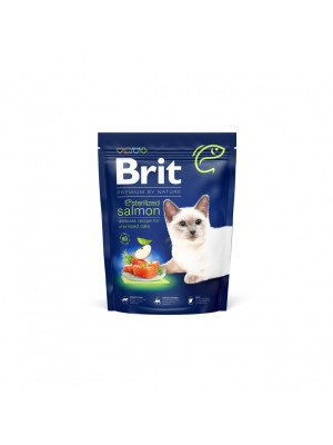 Сухий корм 300 г для Стерилізованих Котів з Лососем Sterilized Brit Premium by Nature