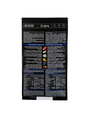 Сухий корм 400 г для Дорослих Котів зі Свіжим Лососем і Білою рибою Savory - 3