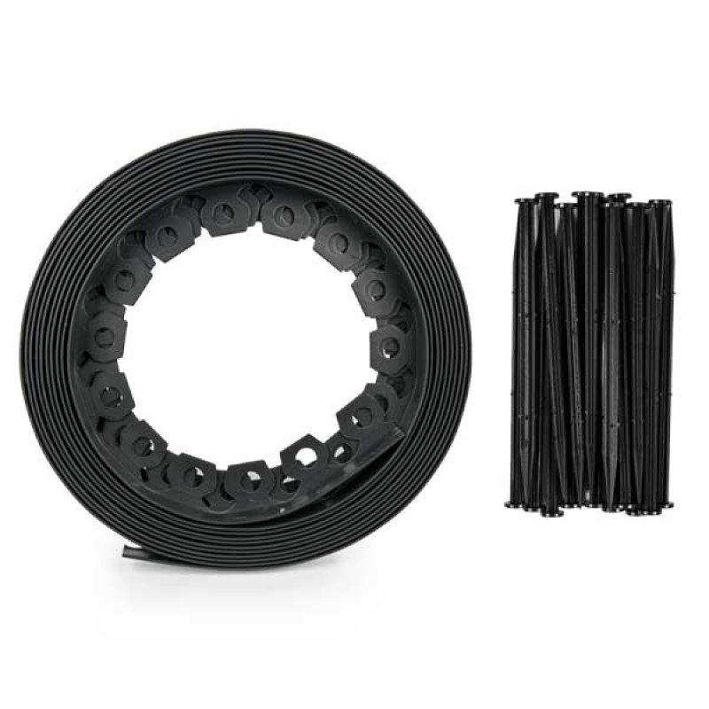Бордюр газонный 38мм х 10м з комплектом колышек 20 шт (OBEB3810SET) 2