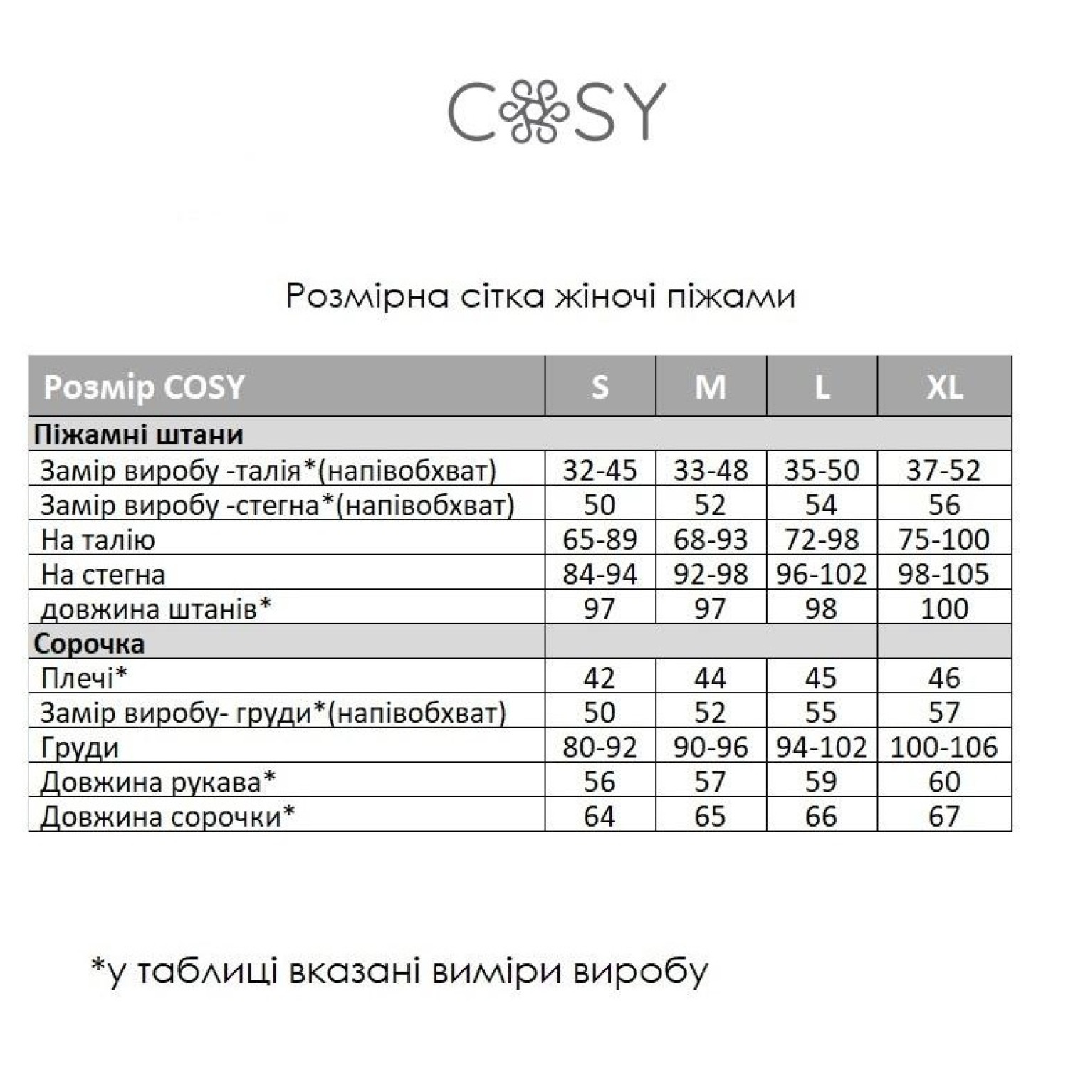 Піжама жіноча M Зірочки (сорочка + штани) Сірого-Білого Кольору COSY 6