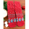 Носки 38-40 Унисекс Теплые Махровые Красные Winter Holiday COSY 2