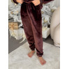 Піжама жіноча 2XL тепла Коричнева COSY 5