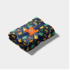 Плед 150 x 200 см Новорічний Полуторний Синій зі Светриками Велсофт Lelit 2
