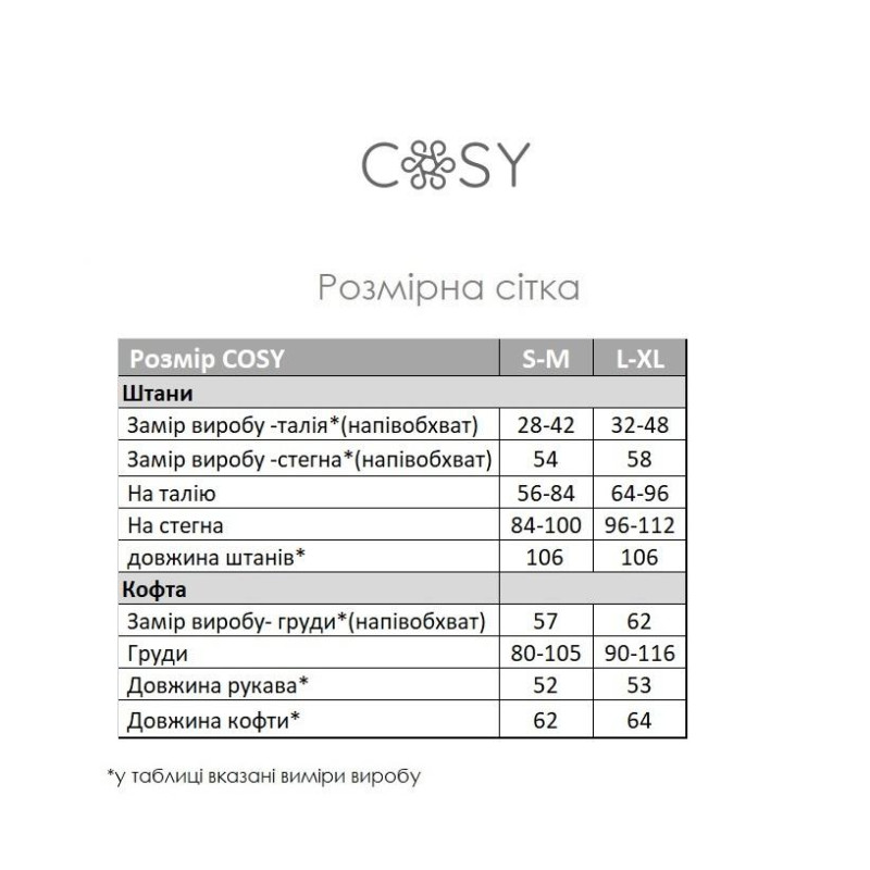 Піжама жіноча L-XL тепла Сердечка (кофта + штани) Рожева COSY 23