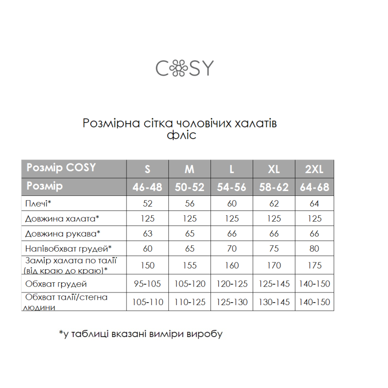 Халат чоловічий 2XL флісовий з Капюшоном Синій COSY 9