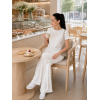 Женский Костюм S-M из Вискозы Футболка и Штаны палаццо Молочный Dolce Vita COSY 7