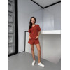  Женский Костюм S из Хлопка Футболка и Шорты Терракотовый Hawaii COSY 2