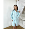 Рубашка Женская L из Муслина Аквамарин Pearl COSY 2