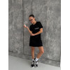 Туника-Футболка 2XL Черная Трикотаж Be Happy COSY 2