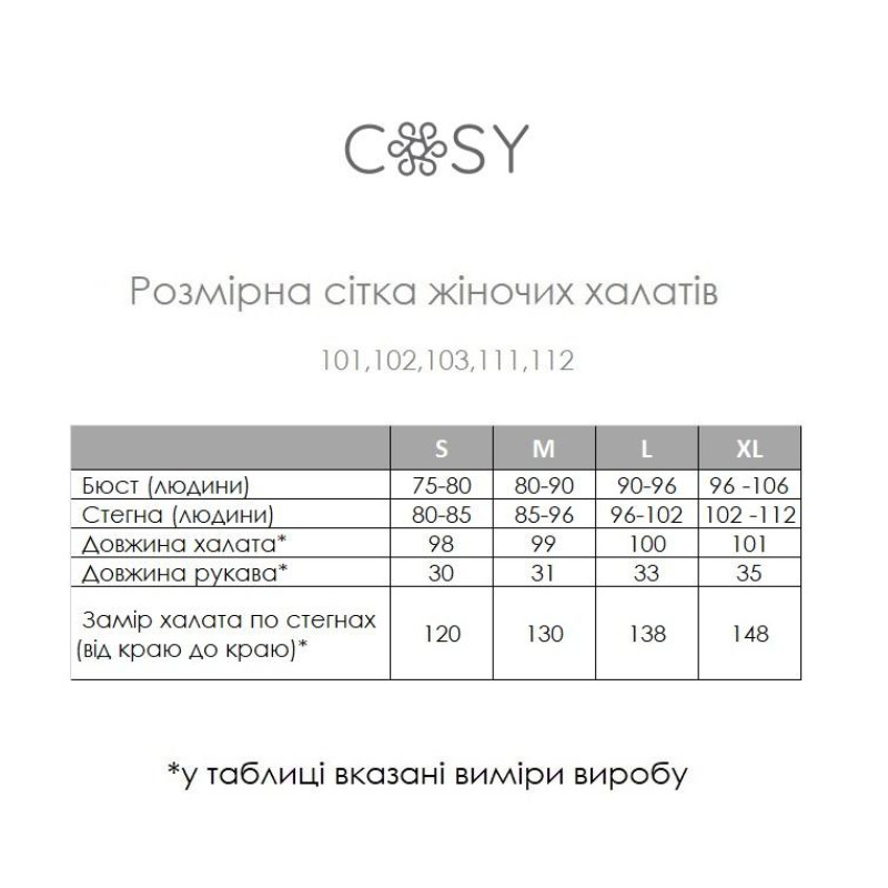  Женский Халат S Вафельный Кимоно Ментол Мозаика COSY 6