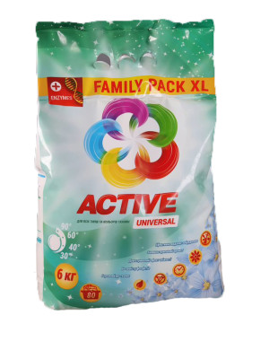 Пральний порошок Active universal 6 кг
