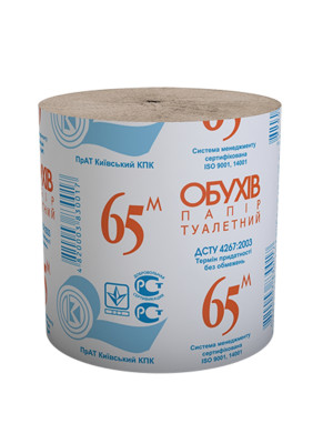 Папір туалетний Обухів 65