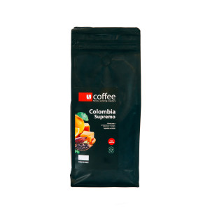 Кава в зернах 300 г Colоmbia Supremo 100% Arabica Ucoffee