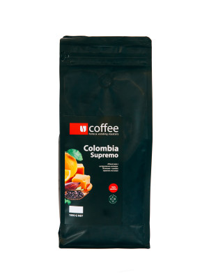 Кава в зернах 300 г Colоmbia Supremo 100% Arabica Ucoffee
