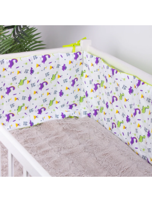 Борт 30х180 см в кроватку Hello Dino Kids Time 18-0001 MirSon - 2