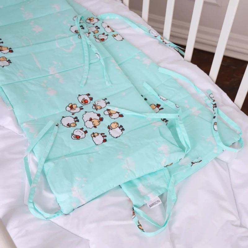 Борт 30х180 см Суцільний в кроватку Lambs Kids Time 20-0030 MirSon 6