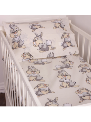 Комплект 110x140 см постільної білизни Бязь Rabbit Gray Kids Time 20-0022 MirSon - 2