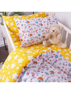 Комплект 110x140 см постільної білизни Бязь Sweet Home Kids Time 18-0002 MirSon