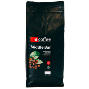 Кава зернова 1 кг купаж 50% Арабіка та 50% Робуста Middle Bar Ucoffee
