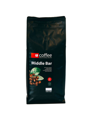 Кава зернова 1 кг купаж 50% Арабіка та 50% Робуста Middle Bar Ucoffee