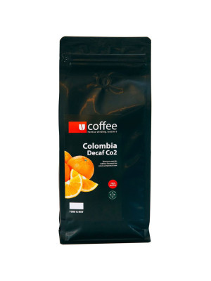 Кава в зернах 300 г Colоmbia Decaf CO2 100% Arabica Ucoffee