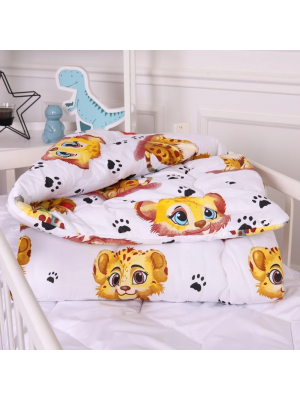 Ковдра 110х140 см антиалергенна зима EcoSilk King Tiger Kids Time 20-0034 MirSon