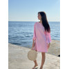 Туника Пляжная S-M Летняя из Хлопка Нежно-Розовый Aria COSY 13