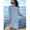 Туніка Пляжна L-XL Літня з Бавовни Блакитна Зірочки Aria COSY 6