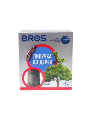 Клейкий пояс 5 м для дерев Bros