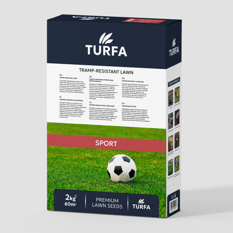 Семена Спортивные 2 кг газонной травы  TURFA 9