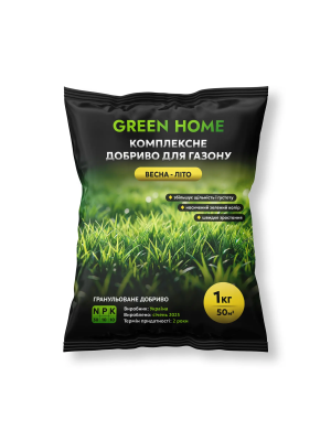Добриво для газону Весна-Літо Green Home