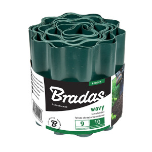 Садовий бордюр Bradas 9 м х 10 см Зелений (OBFG 0910)