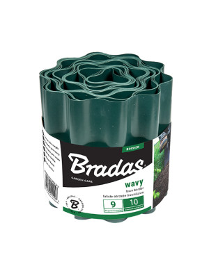Садовий бордюр Bradas 9 м х 10 см Зелений (OBFG 0910)