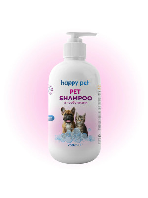 Шампунь 250 мл для Собак с Пробиотиками Happy Pet