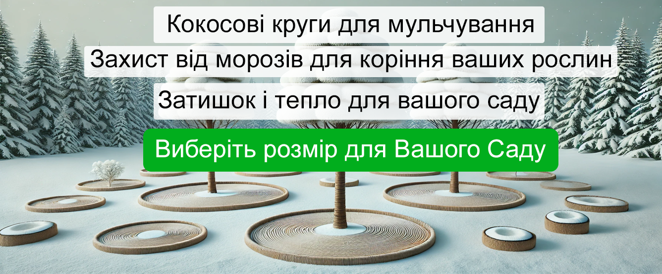 Пристовбурні круги для мульчування ґрунту 2025